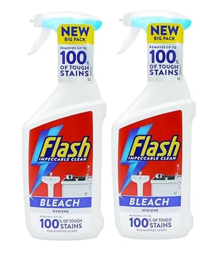 Image of Flash Multi Purpose Bleach Spray Cleaner 2 x 800mL