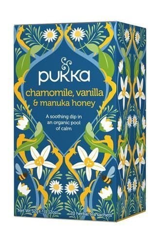 Image of - Pukka Chamomile Vanilla & Manuka Honey Tea| 20 Bags |- SUPER SAVER - SAVE MONEY by Pukka Herbs