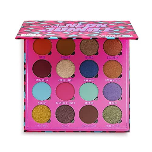 Image of Makeup Obsession London, In The Neon Jungle, Eyeshadow Palette, 16 Shades, 20.8g