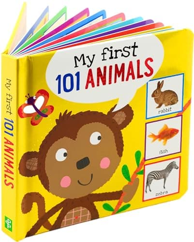 Image of My First 101 ANIMALS Board Book (Padded Cover!)