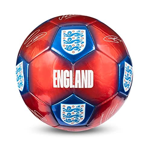 Image of Hy-Pro Officially Licensed England FA Size 1 Signature Football - Skill Ball, Metallic, Merchandise, Great Gift Idea, Collectible for Kids and Adults