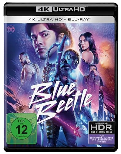 Image of Blue Beetle. 4K Ultra HD: 4K Ultra HD Blu-ray + Blu-ray