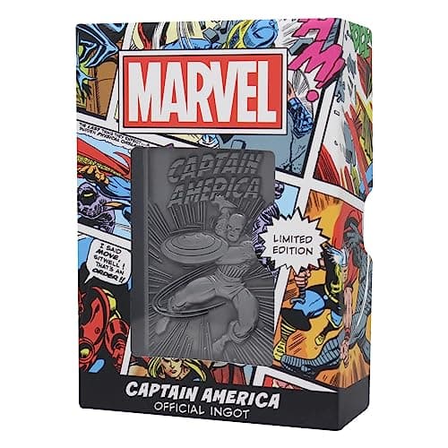 Image of Fanattik K-007 Captain America (Marvel) Silver Limited Edition Collectable Ingot