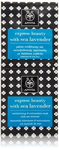 Image of Apivita Face mask with sea lavender, moisturizing & anti-pollution