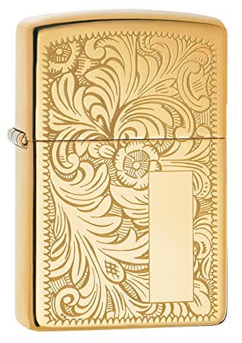 Image of Zippo Venetian High Polish Brass Lighter