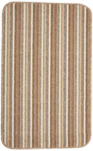 Image of Dandy by William Armes, Ios Stripe Indoor Washable Rug, Cream, 80 x 50