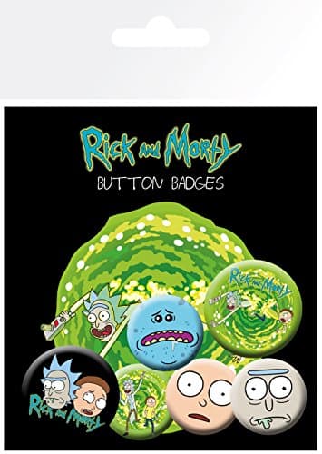 Image of GB eye Rick & Morty Characters Badge Pack