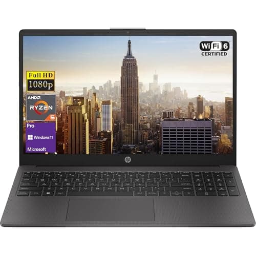 Image of HP 255 G10 AMD Ryzen 5 7530U 16GB RAM 512GB SSD 15.6" FHD Windows 11 Home Laptop