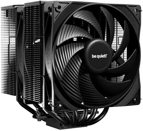 Image of be quiet! Pure Rock Pro 3 air cooler, impressively high cooling capacity, 6 high-performance 6mm heat pipes, 2 optimized Pure Wings 3 120mm PWM fans, compatible with liquid metal thermal grease