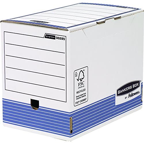 Image of Bankers Box System 200 mm Wide Magazine File, A4 Size - Blue