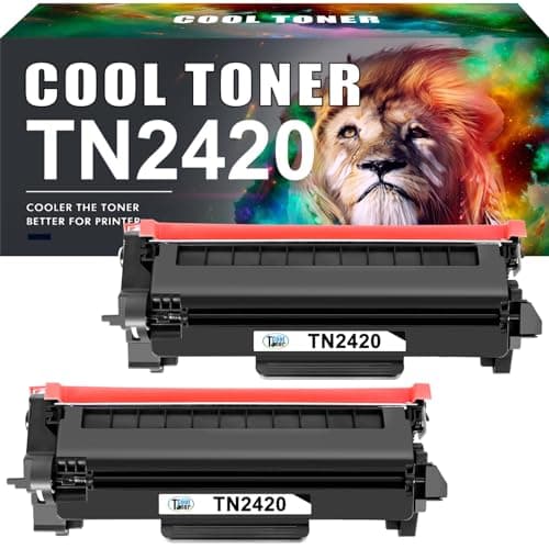 Image of Cool Toner TN2420 Compatible Toner Cartridge Replacement for Brother TN2420 TN-2420 TN2410 TN-2410 MFC-L2710DW HL-L2350DW DCP-L2530DW MFC-L2710DN MFC-L2750DW HL-L2375DW HL-L2310D Ink (Black, 2-Pack)