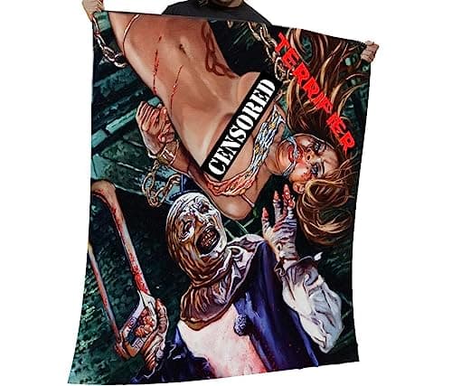 Image of Wild Star Hearts All Hallows Eve Fleece Blanket, Goth Occult Home Decor, Gothic Bed Throw, Dark Fantasy Art by Rick Melton, 58 x 58 inches