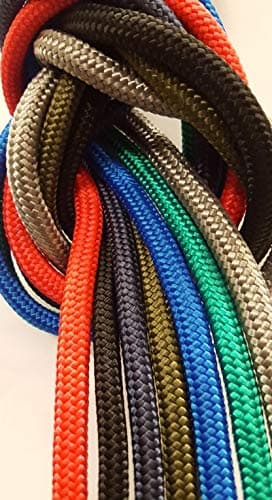 Image of 6mm Polypropylene Rope Braided Poly Cord Strong String Boating Camping Sailing Yacht (Length: 20m, Blue)