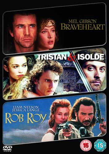 Image of Braveheart/Tristan And Isolde/Rob Roy [DVD]