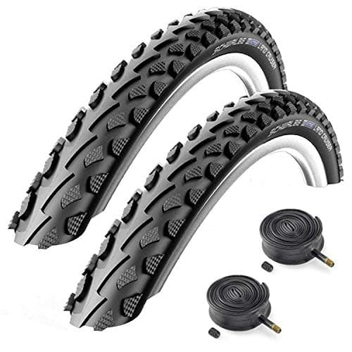 Image of Schwalbe Land Cruiser 26" x 1.75 Mountain Bike Tyres with Schrader Tubes (Pair)