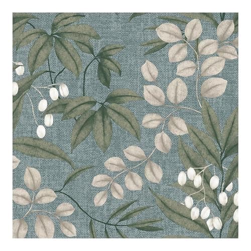 Image of Superfresco Easy Persephone Duck Egg Blue Floral Wallpaper | Paste the Wall | White Floral | Eco-Friendly