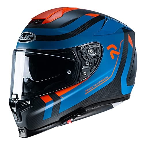 Image of R70RCBOL - HJC RPHA 70 Carbon Reple Motorcycle Helmet L Blue Orange