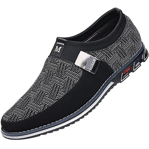 Image of Movefad Men's Leather Shoes Casual Shoes Loafers