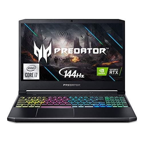 Image of Acer Predator Helios 300 Gaming Laptop, Intel i7-10750H, NVIDIA GeForce RTX 3060 Laptop GPU, 15.6" Full HD 144Hz 3ms IPS Display, 16GB DDR4, 512GB NVMe SSD, WiFi 6, RGB Keyboard, PH315-53-71HN