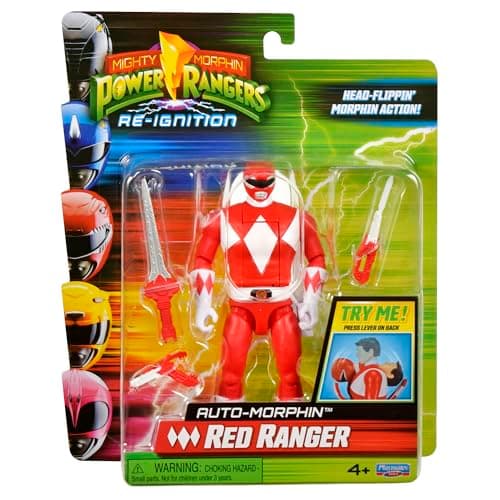 Image of Mighty Morphin Power Rangers - Red Ranger Action Figure