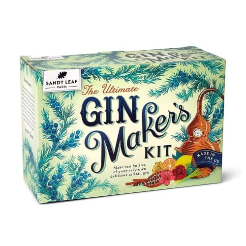 Image of Sandy Leaf Farm Gin Making Kit – 10 Bottle Gin Maker’s Set w/Pink & Citrus Flavour Spice Blends