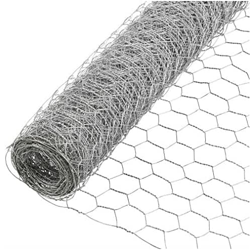Image of Galvanised Wire Netting Chicken Rabbit Poultry Pet Pens Runs Cages Fencing Net (900mm x 10m (25mm holes) (0.58mm / 24g thickness))