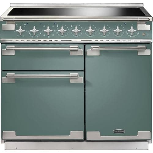 Image of Rangemaster Elise 100cm Electric Range Cooker with Induction Hob - Mineral Green - A Rated