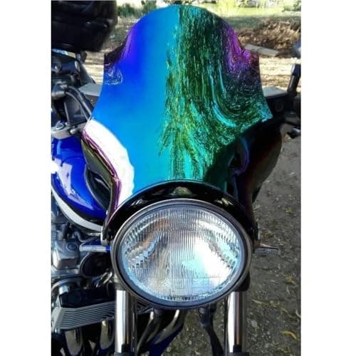Image of Motorcycle Windscreen Windshield Windscreen Screen For Suzuki For GSX400 For GSX1400 For GSX 400 1400 1990-2006 2007 2008 Impulse Headlight Side Mounting Bracket(Black Iridium)