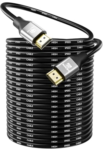 Image of True HQ 4K HDMI Cable 30m, High Speed 18Gbps (HDMI 2.0), Ultra HD with HDR10, ARC, HDCP 2.2 and Ethernet – Extra Long Lead for TV, Projector, Monitor, PS5, Xbox