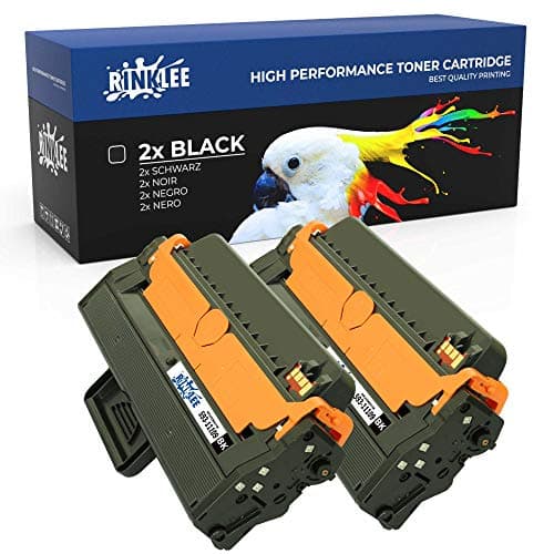 Image of RINKLEE 593-11109 Toner Cartridge Compatible with Dell B1260dn B1265dfw B1265dnf | High Yield 2500 Pages | Black, 2-Pack