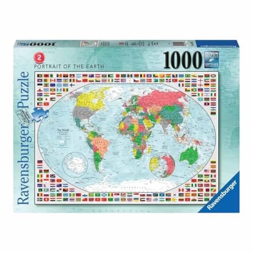 Image of Ravensburger Portrait of The Earth 1000 Pieces Jigsaw Puzzles for Adults and Kids Age 12 Years Up