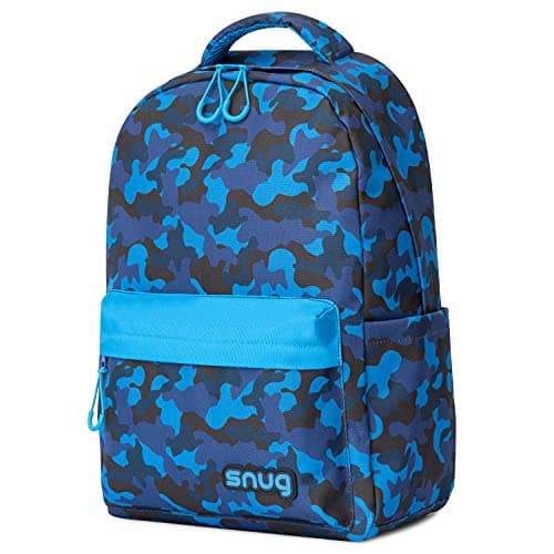 Image of Snug Kids Backpack for School, Sports and Travel Perfect for Ages 4+ (Blue Camo)