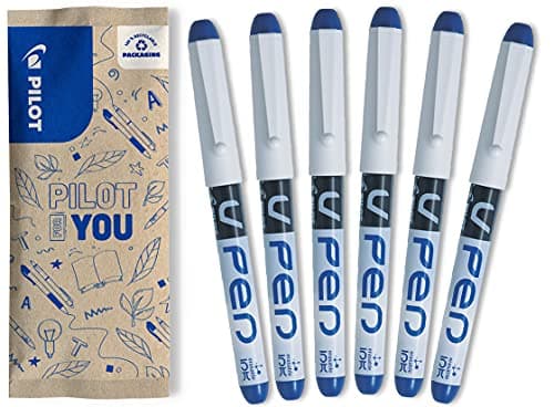 Image of Pilot Vpen Disposable Fountain Pen - Blue (Pack of 6) FLW538929