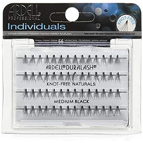 Image of Ardell False Lashes Duralash Individual Naturals, Knot-Free Medium Black