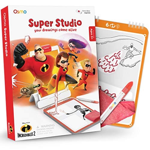 Image of Osmo - Super Studio Incredibles 2 - Ages 5-11 - Learn to Draw - For iPad or Fire Tablet (Osmo Base Required)