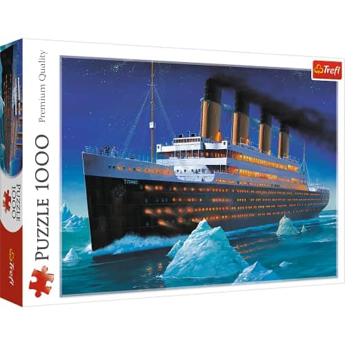 Image of Trefl 916 10080 EA 1000 Teile, Premium Quality, für Erwachsene und Kinder ab 12 Jahren 1000pcs Titanic Puzzle, Coloured