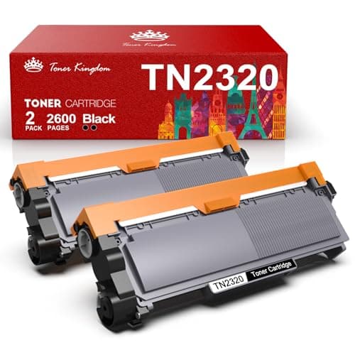 Image of Toner Kingdom Compatible Toner Cartridge Replacement for Brother TN2320 for MFC-L2700DW MFC-L2700DN MFC-L2740DW MFC-L2720DW DCP-L2500D DCP-L2520DW HL-L2340DW HL-L2300D HL-L2365DW (Black, 2-Pack)