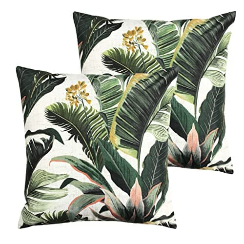 Image of furn. Hawaii Outdoor Polyester Filled Cushions (Twin Pack), Polyester, Multi