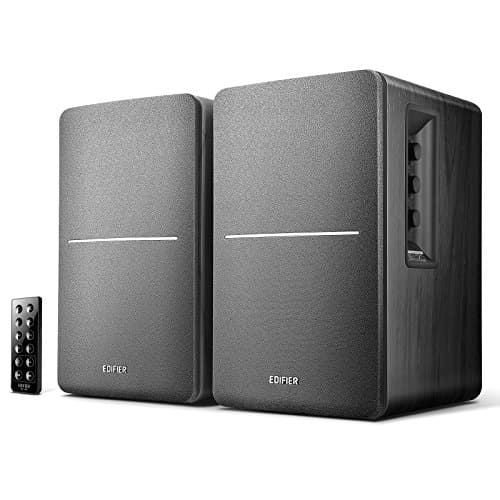Image of Edifier R1280DB Powered Bluetooth Bookshelf Speakers - Optical Input - Wireless Studio Monitors - 4 Inch Near Field Speaker - 42w RMS - Black
