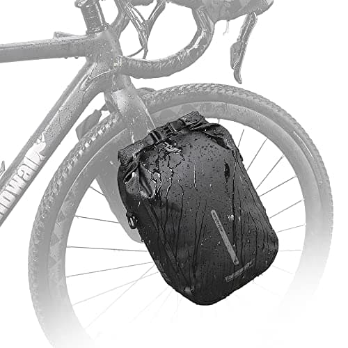 Image of Rhinowalk Bike Front Fork Bag Waterproof 4-6L Bicycle Quick Release Dry Bag for Bikepacking Cycling Touring