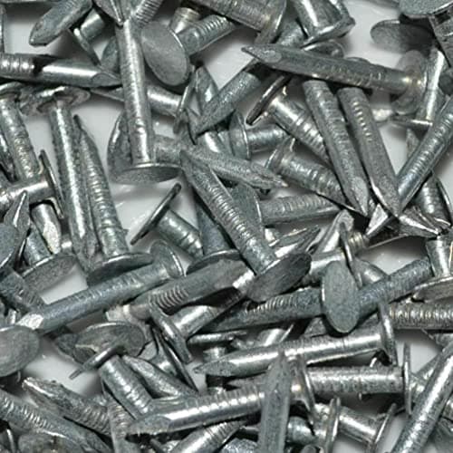 Image of SISI UK® 50 x Clout/Felt/ROOF Nails GALVANISED SHED Large Head Sizes 13mm, 15mm & 20mm (13mm)