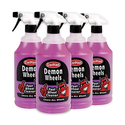 Image of CarPlan Demon Wheels, Fast Wheel Cleaner, 1 Litre (Pack of 4)