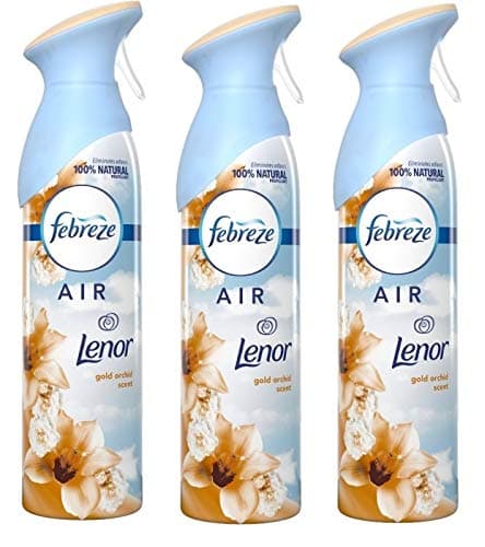 Image of 3 X 300 ml Febreze Air Freshener Can Spray - Lenor Gold Orchid