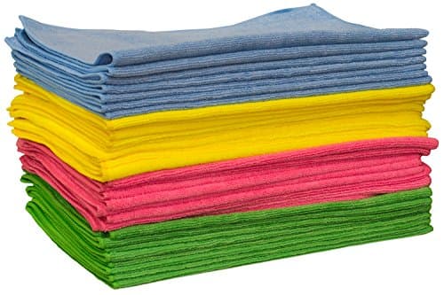 Image of 10 Pack Heavy Duty Microfibre Cleaning Cloths - Multi Purpose - 40x40cm