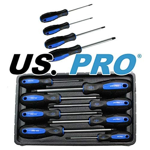 Image of US PRO 8pc Tamper Proof Torx Screwdriver Set 1608