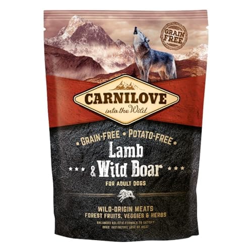 Image of CARNILOVE Adult Lamb & Wild Boar Grain Free Dry Dog Food 1.5kg