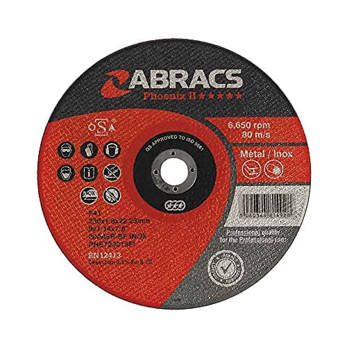 Image of Abracs PHET11512FI Phoenix II Extra Thin Cutting Disc, 115mm x 1.2mm x 22mm