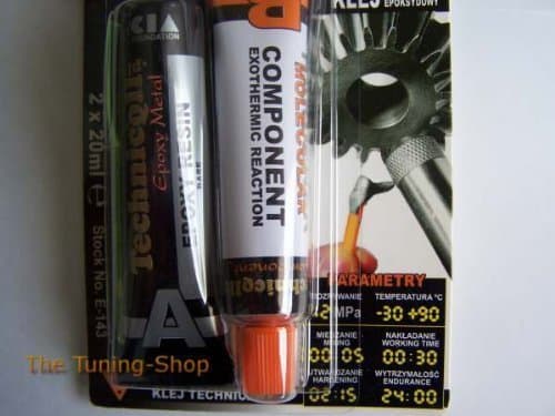 Image of VERY STRONG EPOXY ADHESIVE GLUE FOR METALS alloy steel bronze etc 2 x 20ml COLD WELD new