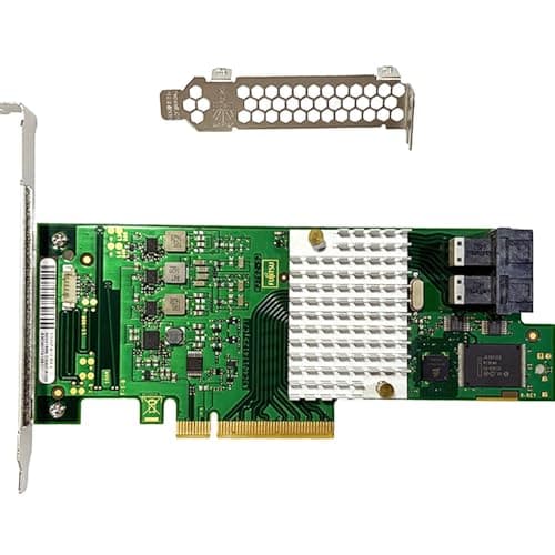 Image of SAS HBA Card Compatible with LSI 9300-8i IT Mode & D3307 PCIe SATA Expansion Card, SAS Expander Support, 8-Port 12Gb/s PCIe 3.0, 2x SFF-8643 Internal, for NAS ZFS TrueNAS unRAID JBOD Lab Storage
