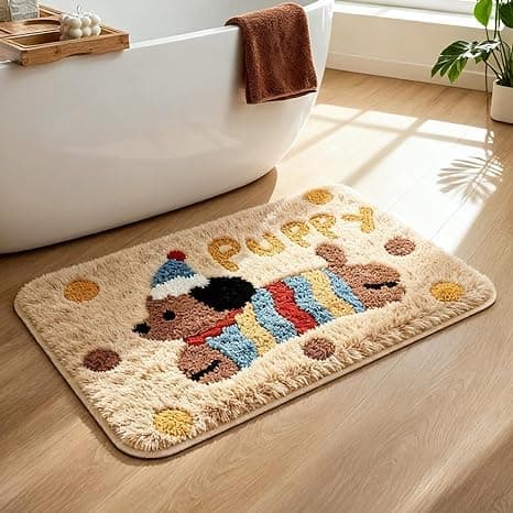 Image of Vexthorion Dachshund Doormat Mat Door Mat 50 x 80 Cm, Washable Entrance Rug,Decorative Indoor And Outdoor Door Mats Absorbent Dog Doormat For Muddy Paws, Inside Mat For Front Door, Entryway, Pets